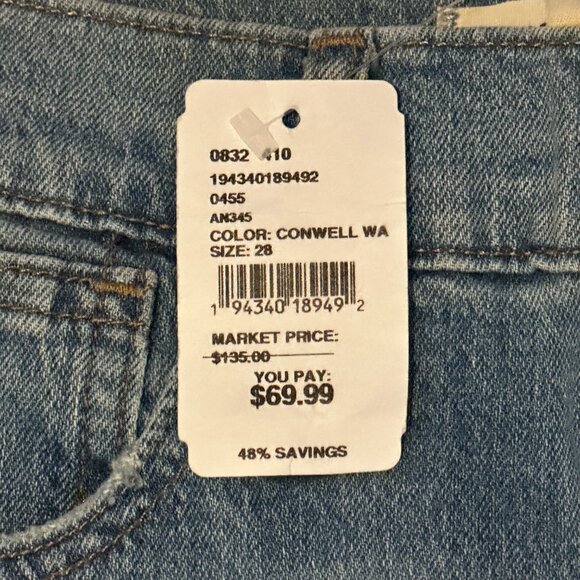 Madewell Jeans Womens 28 Blue High Rise Denim Casual Pants - Picture 8 of 16